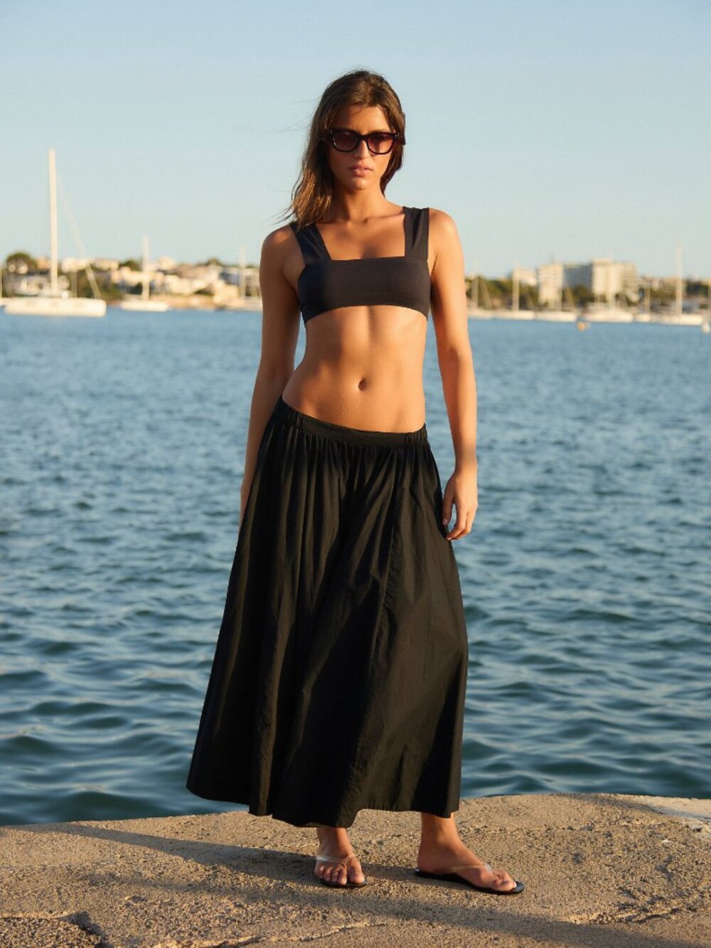 Free People Lowen Midi Skirt XS (2 pockets)